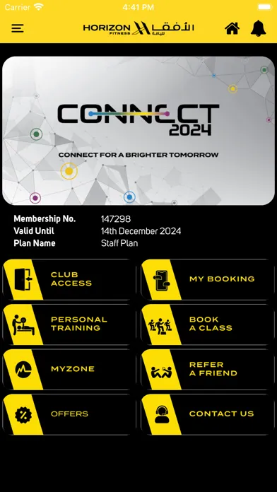 My Horizon Fitness应用截图