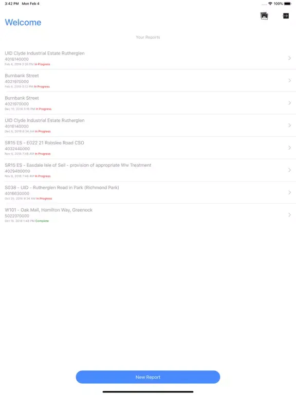 Capturas de tela do aBV Reinstatement iPad 