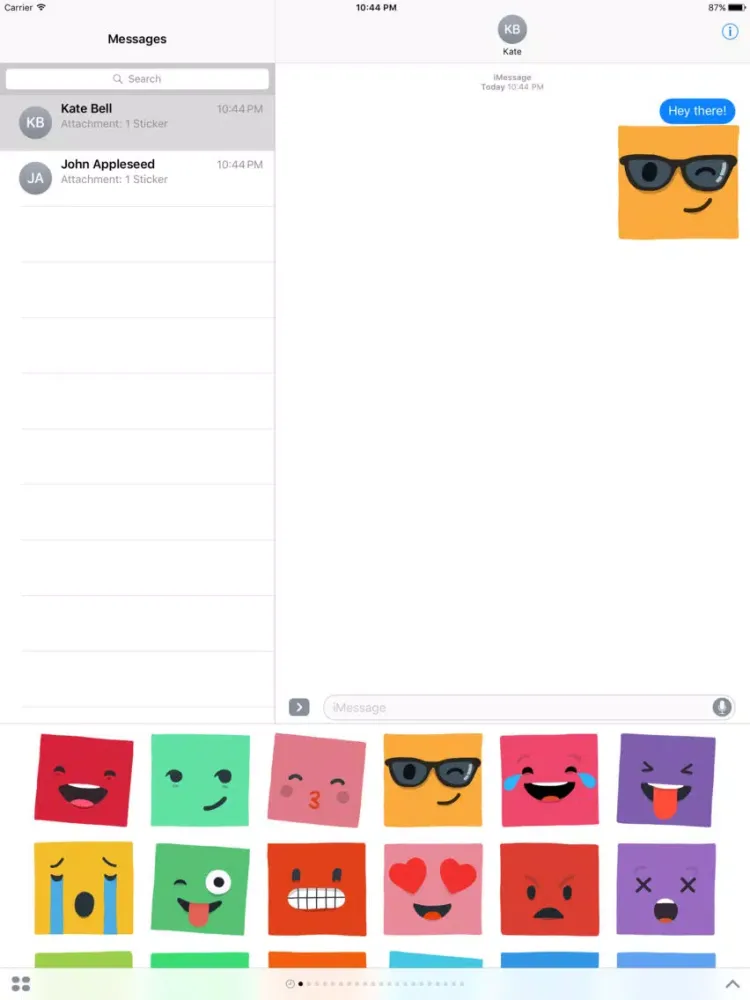 Captures d'écran de Blockheads Emoji iPad 