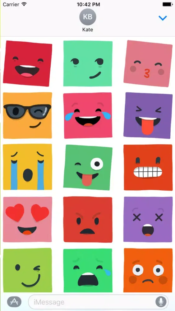Captures d'écran de Blockheads Emoji