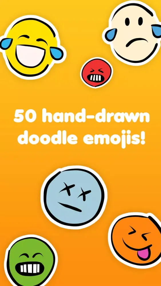 Screenshot di Doodlemoji - Hand-drawn funny emoji stickers