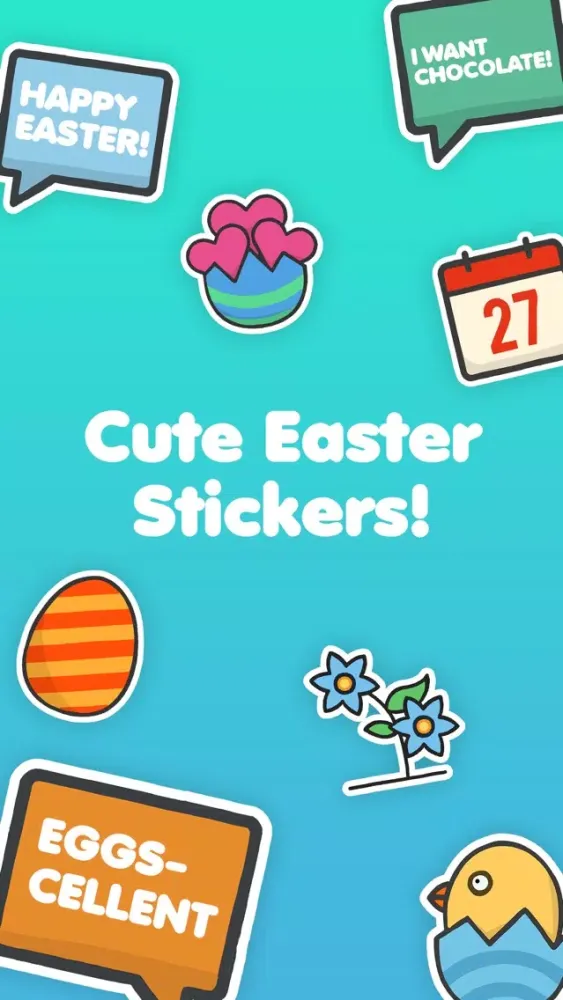 Have a Cute Easter - Funny Easter Emoji Stickers स्क्रीनशॉट