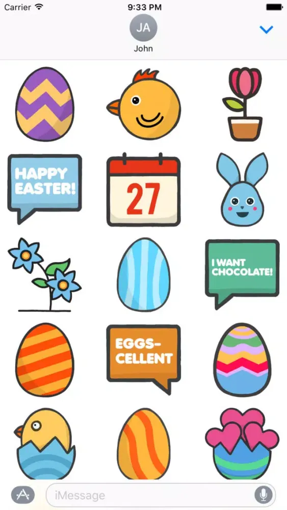 Have a Cute Easter - Funny Easter Emoji Stickers स्क्रीनशॉट