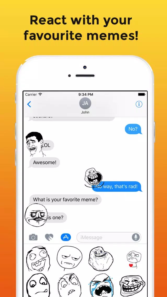 Capturas de pantalla de Rage Against the Meme | Rage Face Meme Stickers