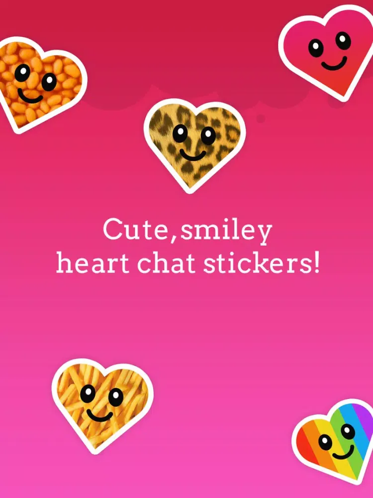 Captures d'écran de Happy Hearts | Smiley and Cute Heart Emoji iPad 