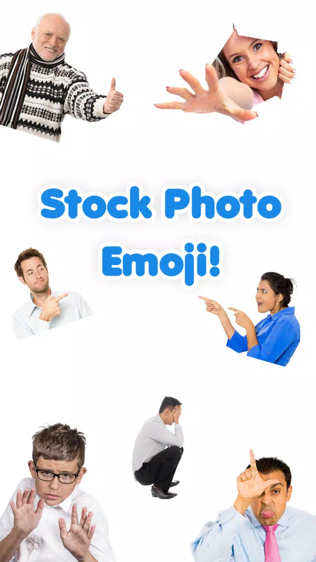 Screenshot di Stockmoji - Funny & Awkward Stock Photo Emoji