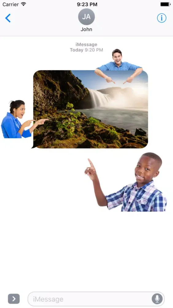 Tangkapan layar Stockmoji - Funny & Awkward Stock Photo Emoji