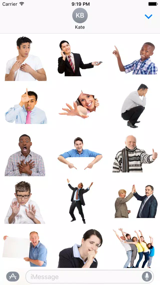 Screenshot di Stockmoji - Funny & Awkward Stock Photo Emoji