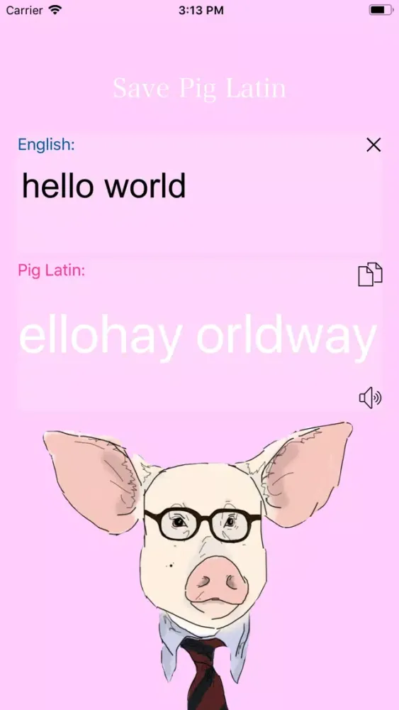 Save Pig Latin应用截图
