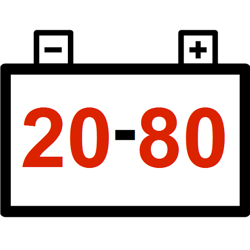 Battery level between 20% 80%