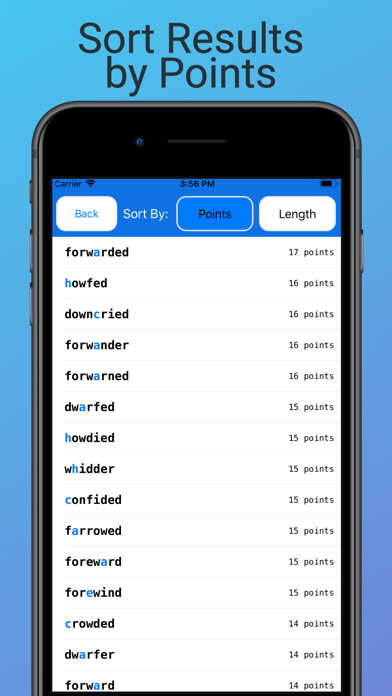 Word Cheats (for Scrabble) 스크린샷
