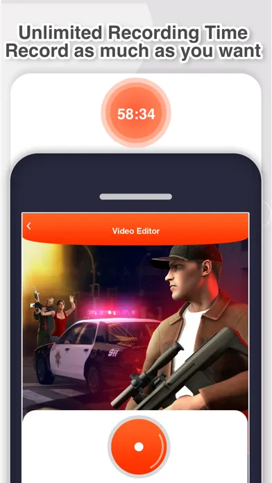 Captures d'écran de Screen Recorder: The recording
