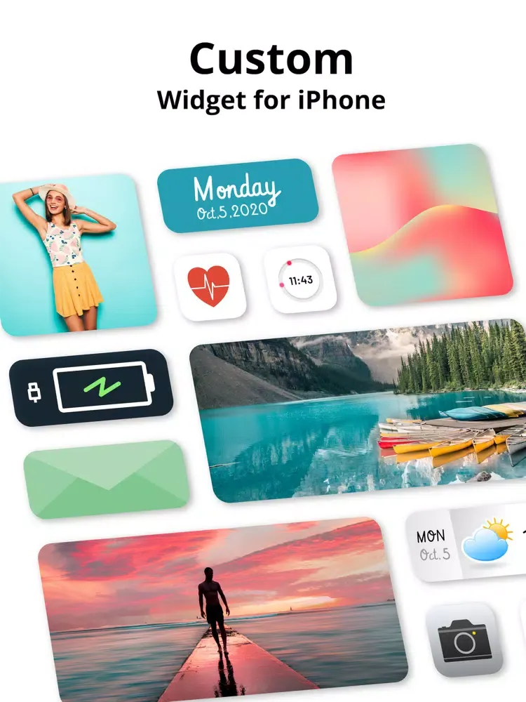 Photo Widget Color iPad 應用截圖