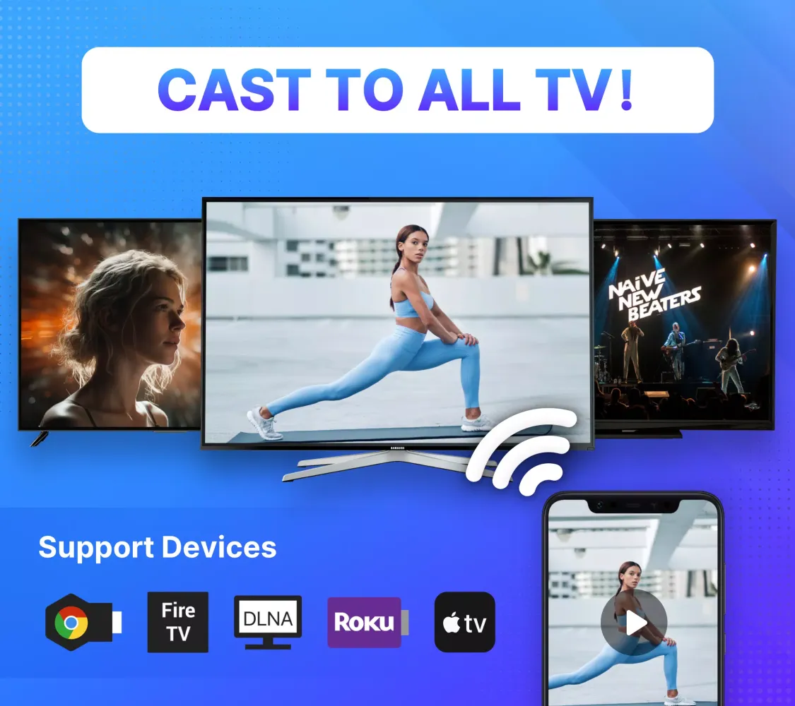 Cast to TV Screenshots