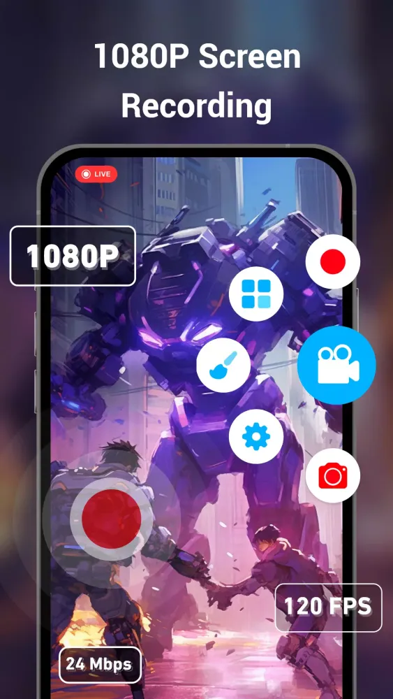 Screen Recorder+Video Recorder スクリーンショット