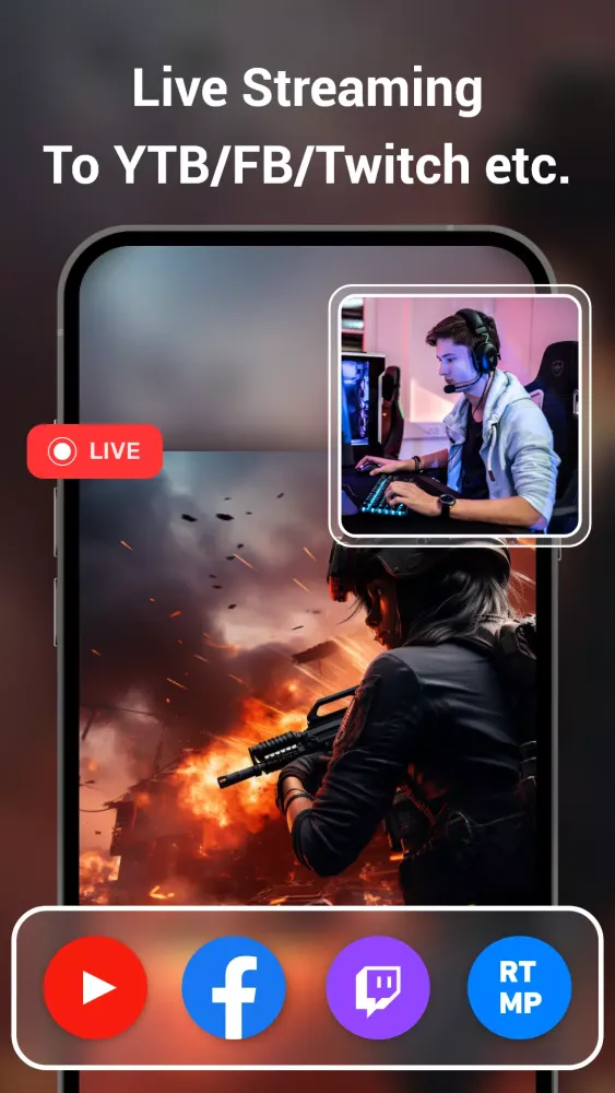 Screen Recorder+Video Recorder スクリーンショット