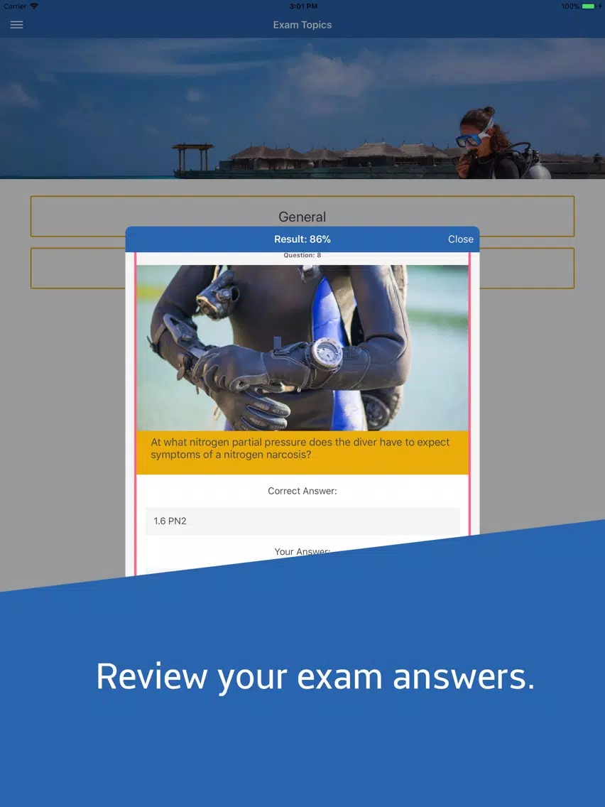 Scuba Trainer for Divers iPad  Screenshots