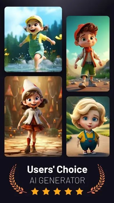 Capturas de tela do AI Cartoon Avatar Photo Editor