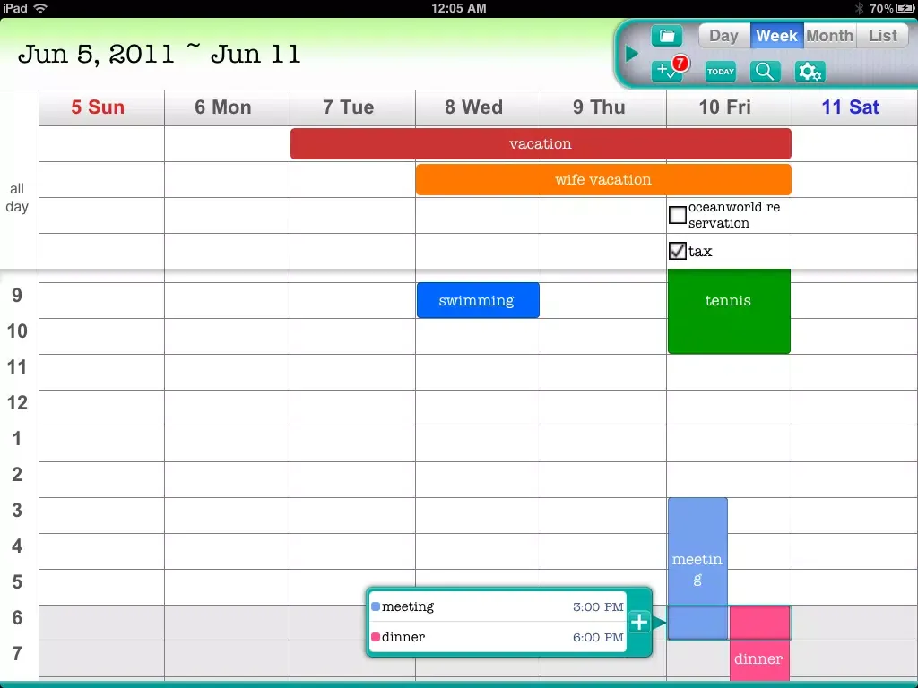 Скриншоты S-Diary Lite iPad 