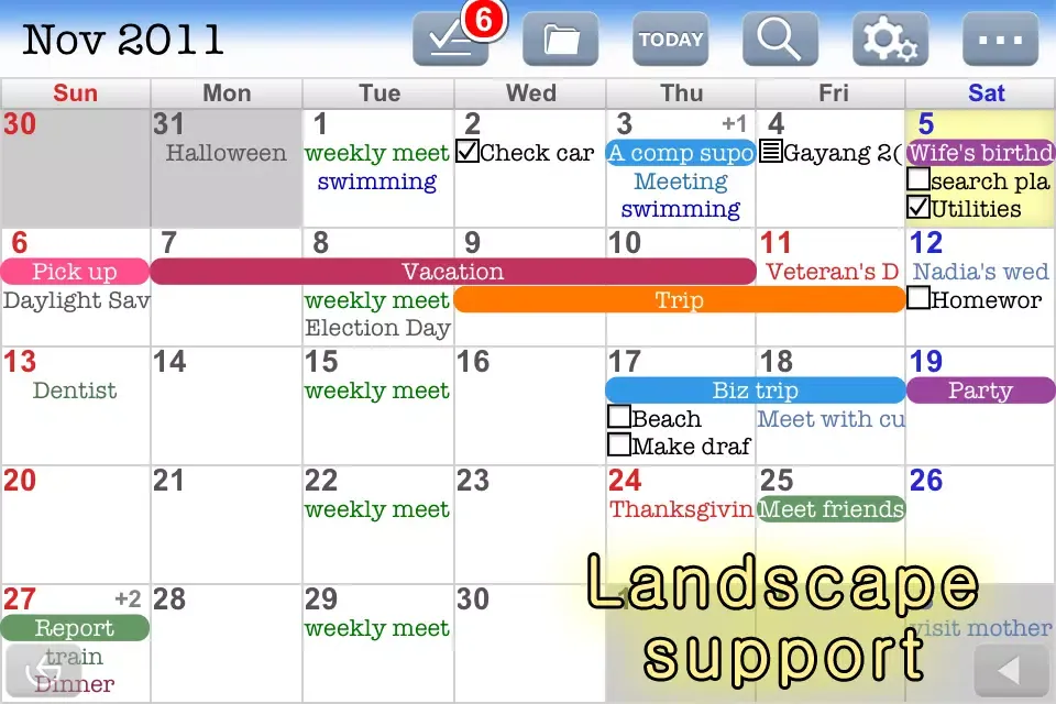 Скриншоты S-Diary Lite