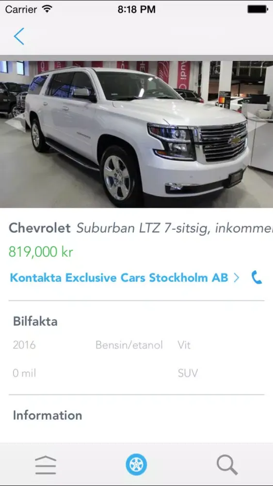 Capturas de tela do Exclusive Cars