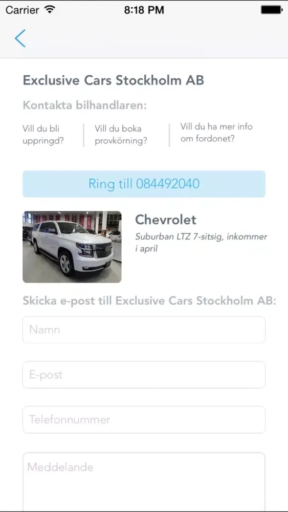 Capturas de tela do Exclusive Cars