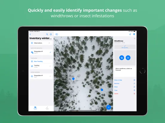 Global Forester iPad  Ekran Görüntüleri