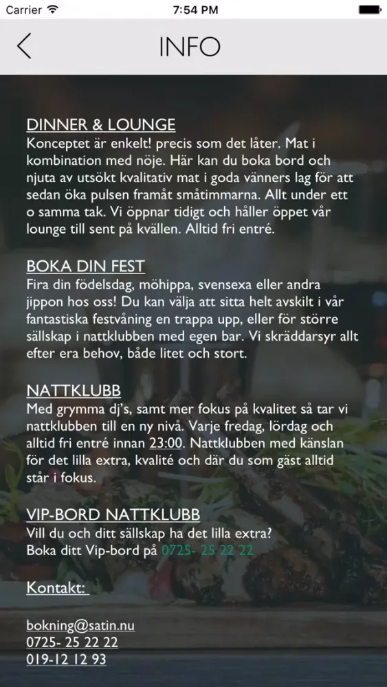 Tangkapan skrin Satin Nattklubb