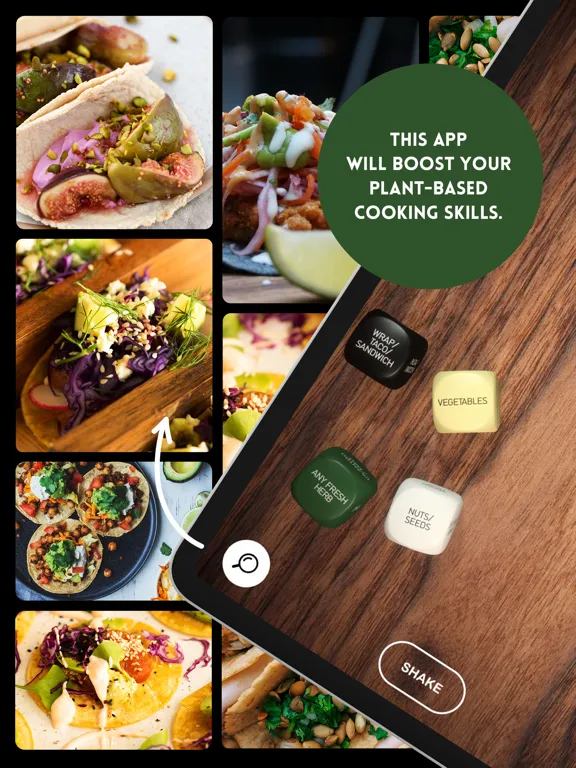Food Dice: Vegan iPad  Screenshots