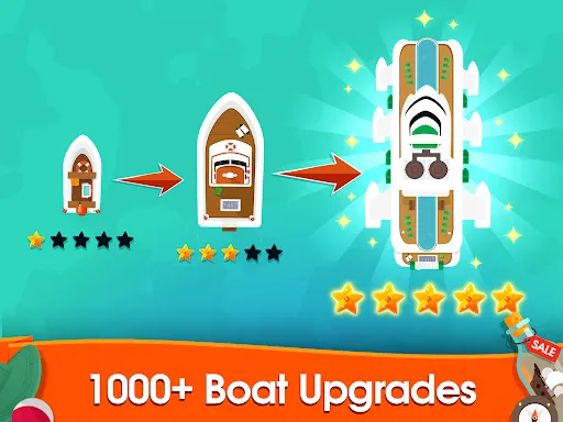 Tangkapan skrin Hooked Inc: Fishing Games