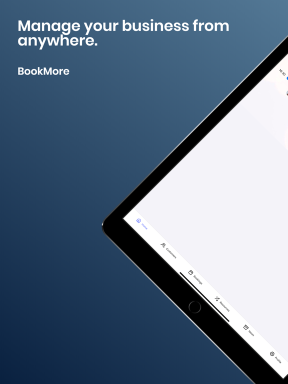 BokaMera Admin iPad  Screenshots