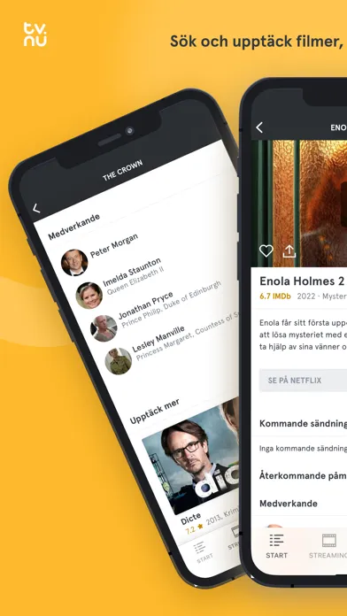 Captures d'écran de tv.nu: Streaming- & TV-guide