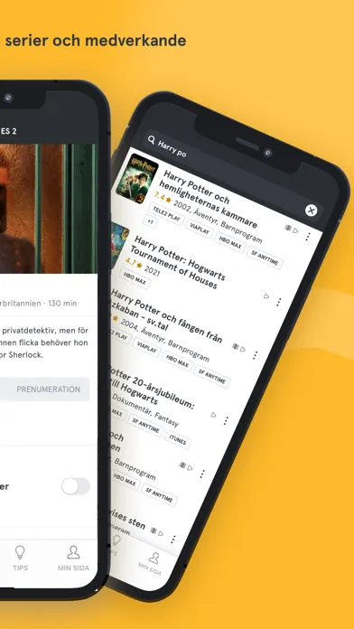 Captures d'écran de tv.nu: Streaming- & TV-guide