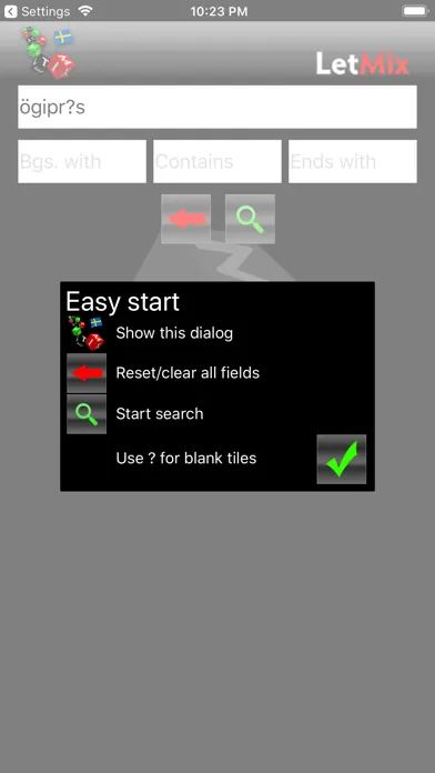 LetMix for Wordfeud (Swedish) Screenshots