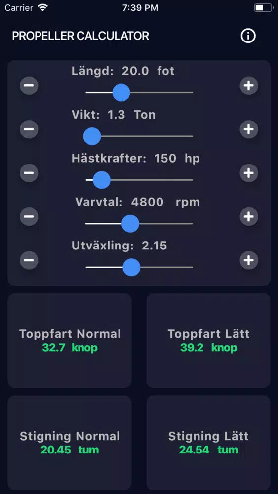 Zrzuty ekranu Boatspeed and Propeller