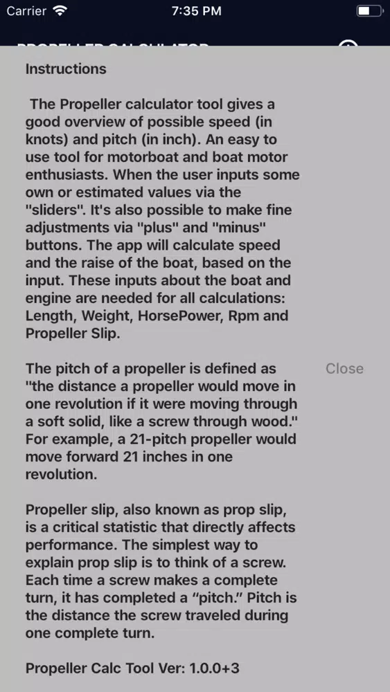 Zrzuty ekranu Boatspeed and Propeller
