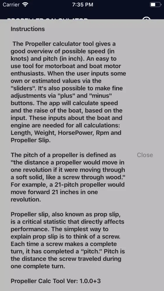 Boatspeed and Propeller स्क्रीनशॉट