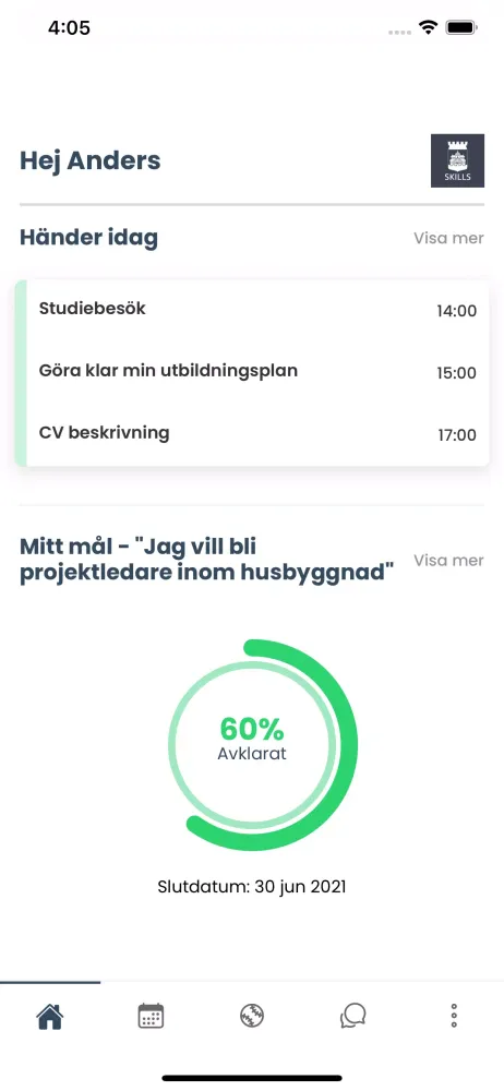 Zrzuty ekranu Skills Sverige