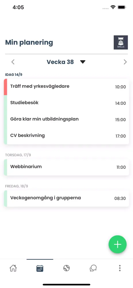 Zrzuty ekranu Skills Sverige