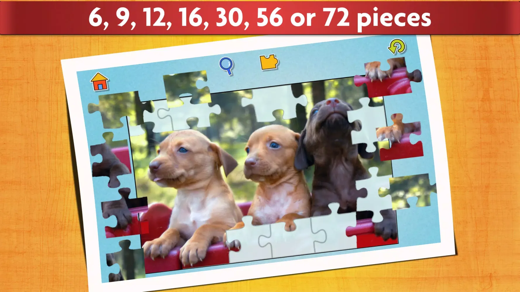 Capturas de pantalla de Puzzle Games Dogs Jigsaw