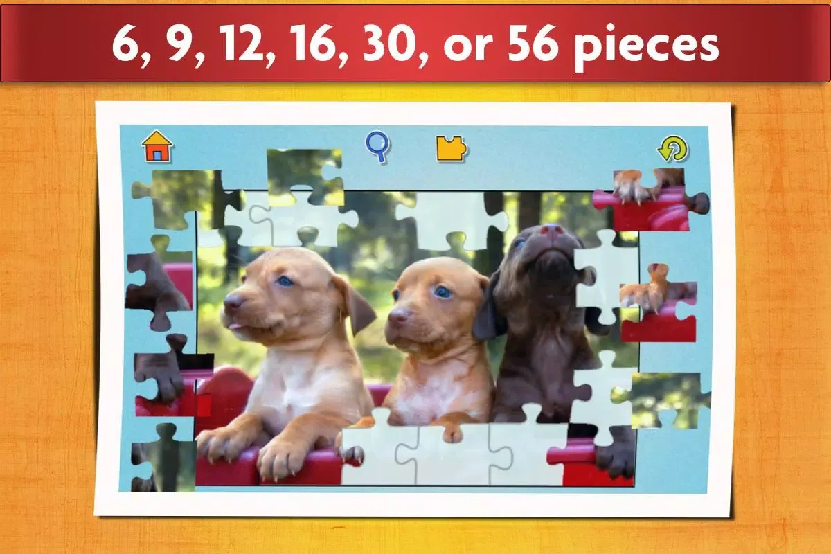 Capturas de pantalla de Puzzle Games Dogs Jigsaw