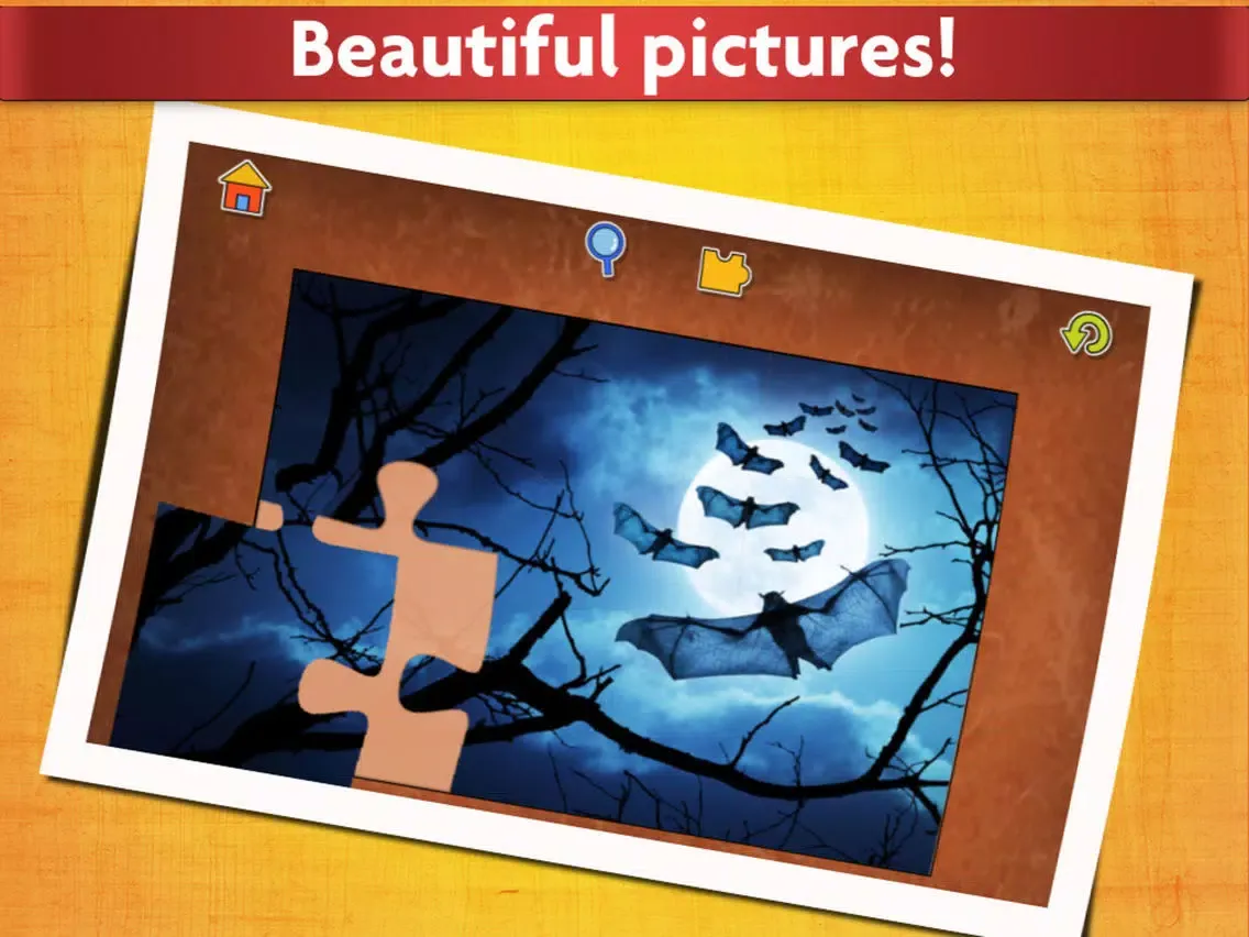 Halloween Puzzles - Relaxing photo picture jigsaw puzzles for kids and adults iPad  স্ক্রিনশট