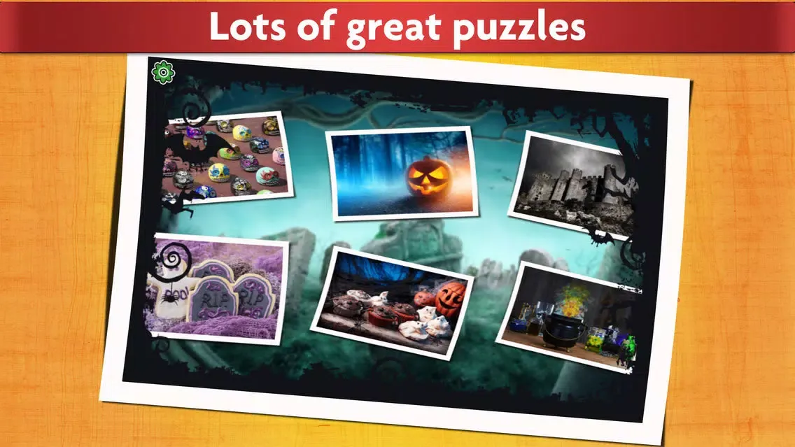 Halloween Puzzles - Relaxing photo picture jigsaw puzzles for kids and adults স্ক্রিনশট