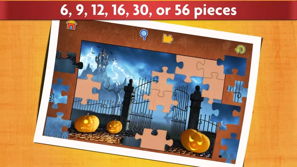 Halloween Puzzles - Relaxing photo picture jigsaw puzzles for kids and adults স্ক্রিনশট
