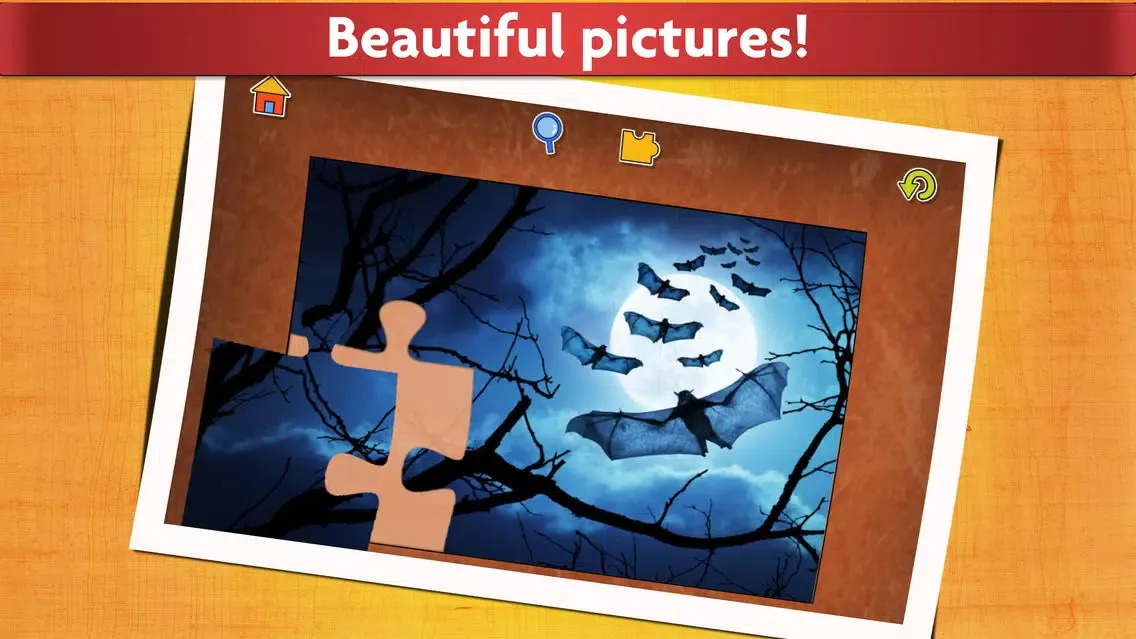 Halloween Puzzles - Relaxing photo picture jigsaw puzzles for kids and adults স্ক্রিনশট