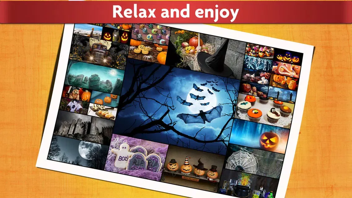 Halloween Puzzles - Relaxing photo picture jigsaw puzzles for kids and adults স্ক্রিনশট
