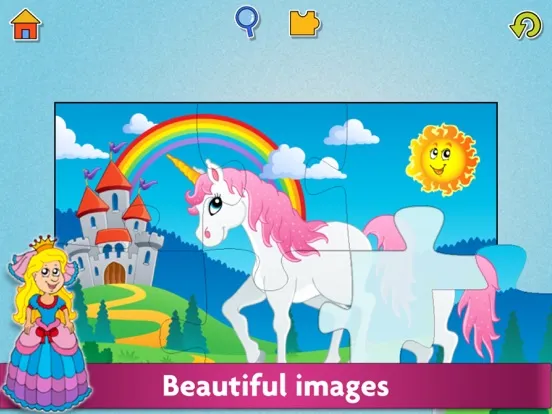 Capturas de tela do Super Puzzle Kids Jigsaw Game iPad 