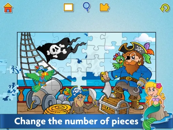 Capturas de tela do Super Puzzle Kids Jigsaw Game iPad 