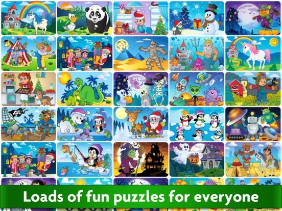 Capturas de tela do Super Puzzle Kids Jigsaw Game iPad 