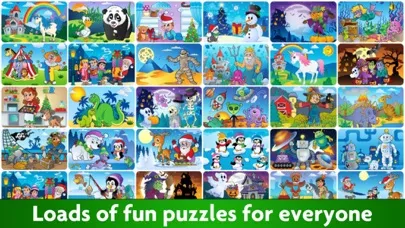 Capturas de tela do Super Puzzle Kids Jigsaw Game